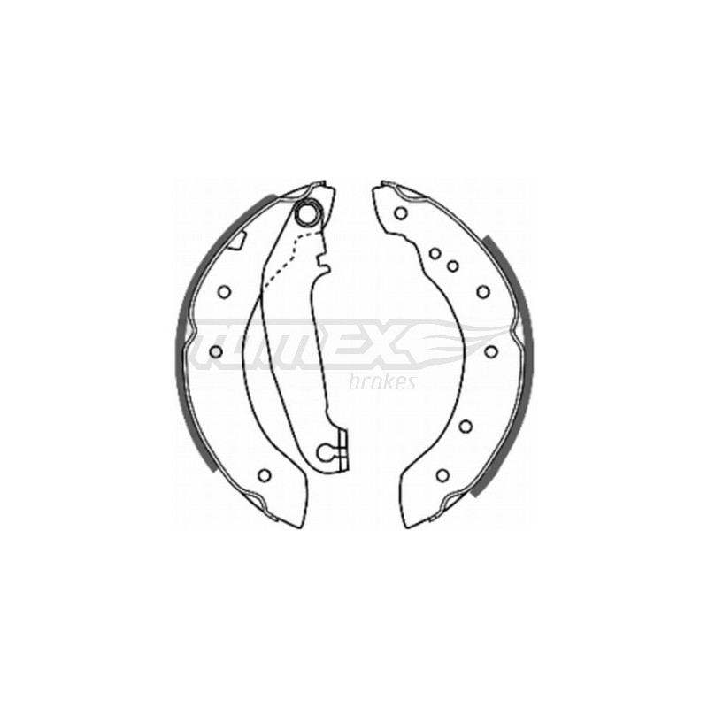 TOMEX Brakes TX 20-65 Zestaw szczęk hamulcowych dla