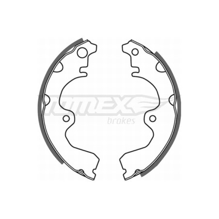 TOMEX Brakes TX 21-08 Zestaw szczęk hamulcowych dla