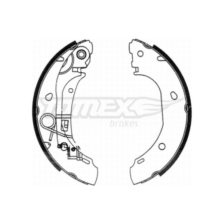 TOMEX Brakes TX 21-31 Jeu de mâchoires de frein pour
