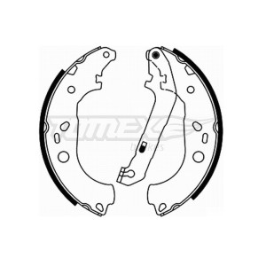 TOMEX Brakes TX 21-95 Sada brzdových čeľustí pre