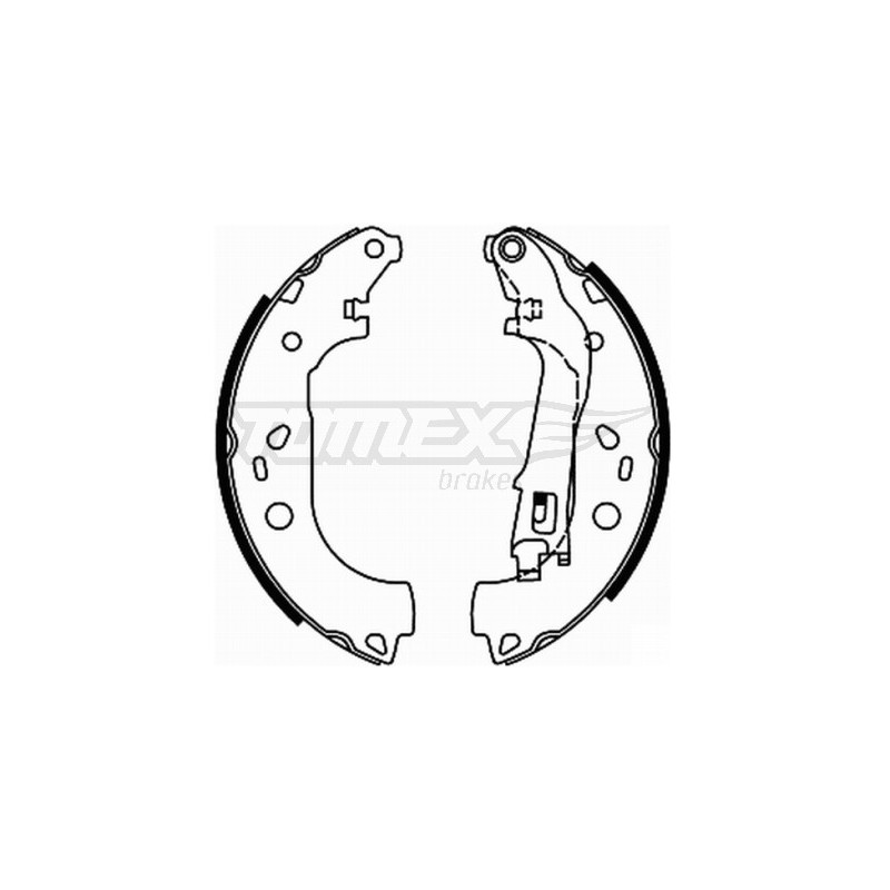 TOMEX Brakes TX 21-98 Bremsbackensatz für