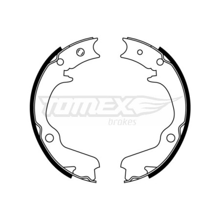 TOMEX Brakes TX 22-41 Sada brzdových čelistí pro