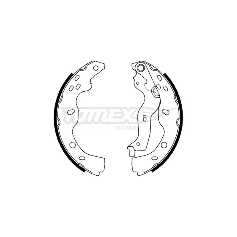 TOMEX Brakes TX 22-38 Bremsbackensatz für
