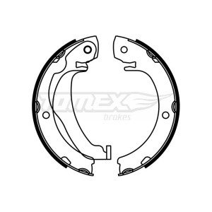 TOMEX Brakes TX 23-05 Sada brzdových čeľustí pre