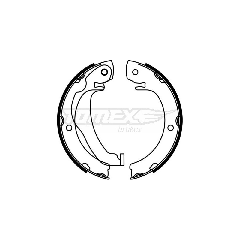 TOMEX Brakes TX 23-05 Sada brzdových čeľustí pre