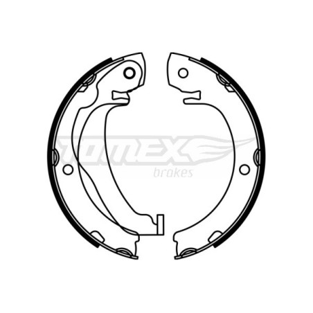 TOMEX Brakes TX 23-05 Bremsbackensatz für