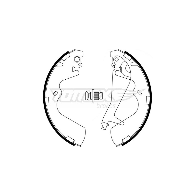 TOMEX Brakes TX 23-25 Bremsbackensatz für