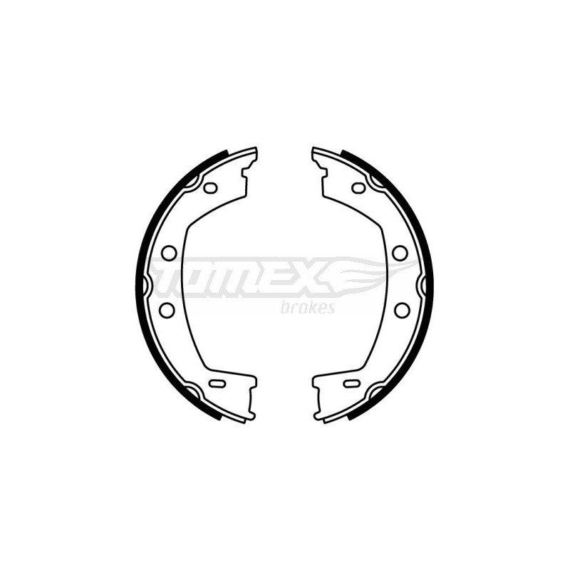 TOMEX Brakes TX 22-79 Jeu de mâchoires de frein pour