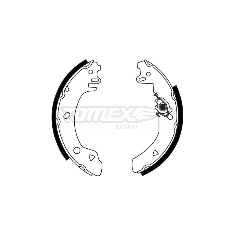 TOMEX Brakes TX 23-22 Jeu de mâchoires de frein pour
