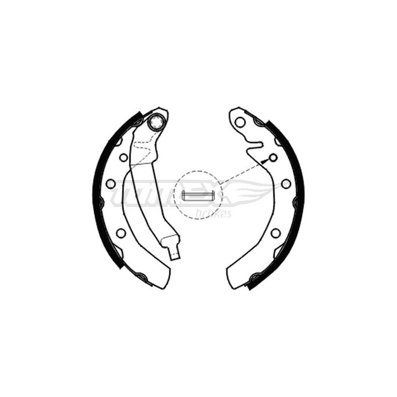 TOMEX Brakes TX 20-30 Juego de zapatas de frenos para
