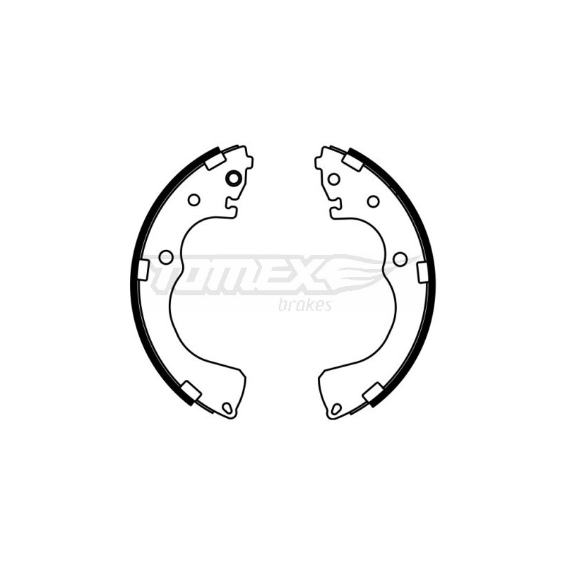 TOMEX Brakes TX 22-99 Bremsbackensatz für