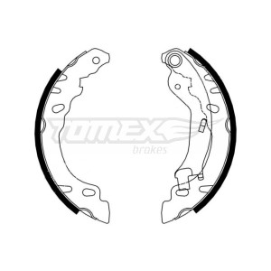 TOMEX Brakes TX 21-61 Juego de zapatas de frenos para