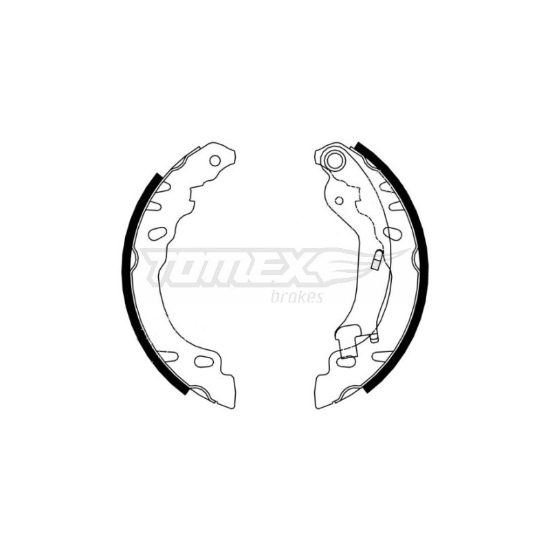 TOMEX Brakes TX 21-61 Sada brzdových čeľustí pre
