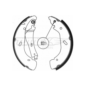 TOMEX Brakes TX 20-95 Sada brzdových čeľustí pre
