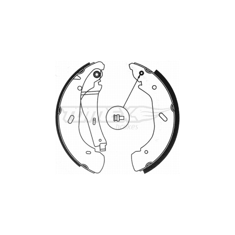 TOMEX Brakes TX 20-95 Zestaw szczęk hamulcowych dla