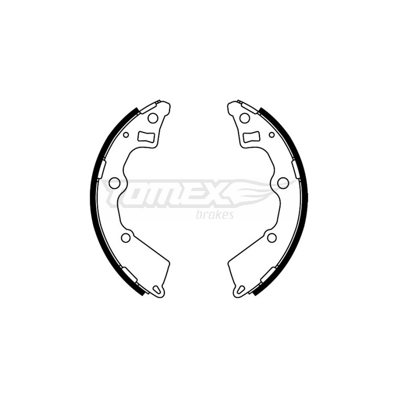 TOMEX Brakes TX 22-25 Bremsbackensatz für
