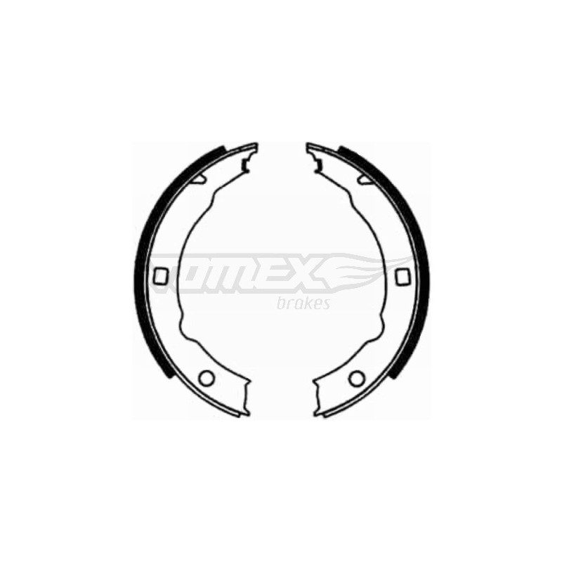 TOMEX Brakes TX 21-79 Sada brzdových čelistí pro