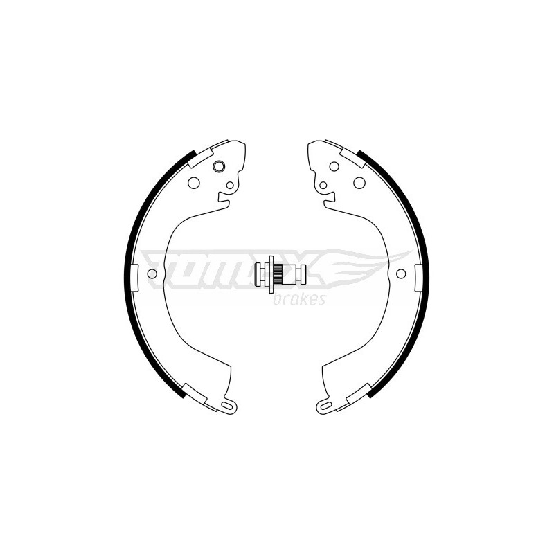 TOMEX Brakes TX 23-29 Zestaw szczęk hamulcowych dla