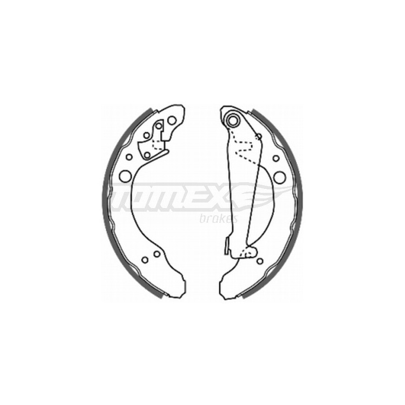 TOMEX Brakes TX 20-24 Bremsbackensatz für
