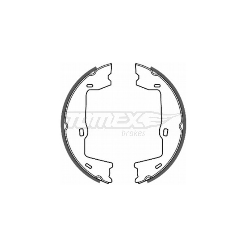TOMEX Brakes TX 20-69 Bremsbackensatz für