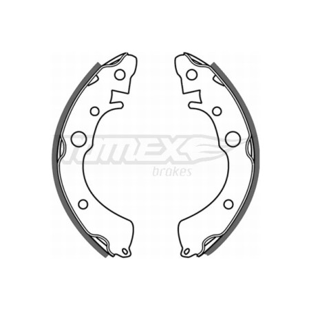 TOMEX Brakes TX 21-35 Jeu de mâchoires de frein pour