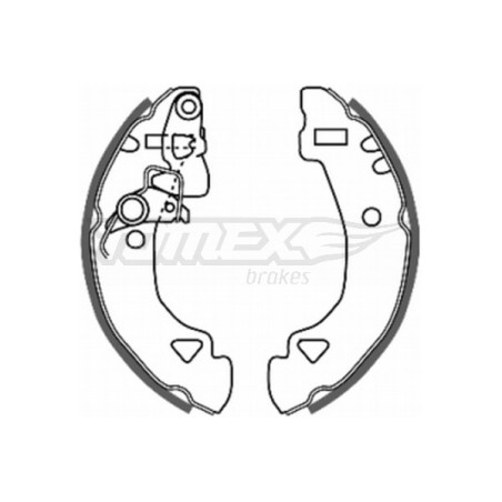 TOMEX Brakes TX 20-27 Jeu de mâchoires de frein pour
