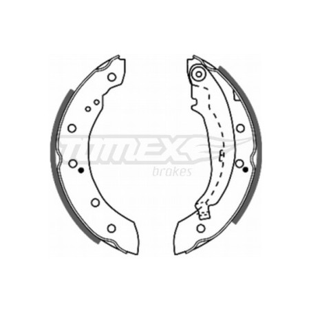 TOMEX Brakes TX 20-72 Jeu de mâchoires de frein pour