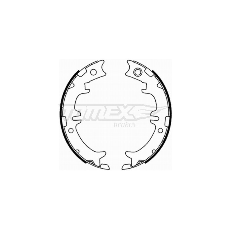 TOMEX Brakes TX 21-76 Zestaw szczęk hamulcowych dla