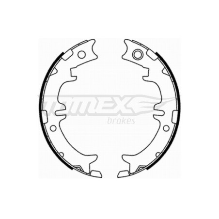 TOMEX Brakes TX 21-76 Sada brzdových čeľustí pre