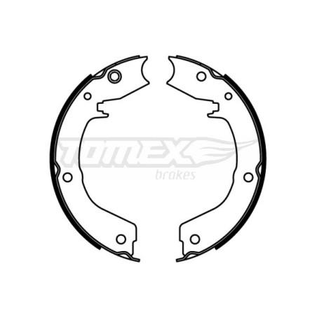 TOMEX Brakes TX 22-19 Zestaw szczęk hamulcowych dla