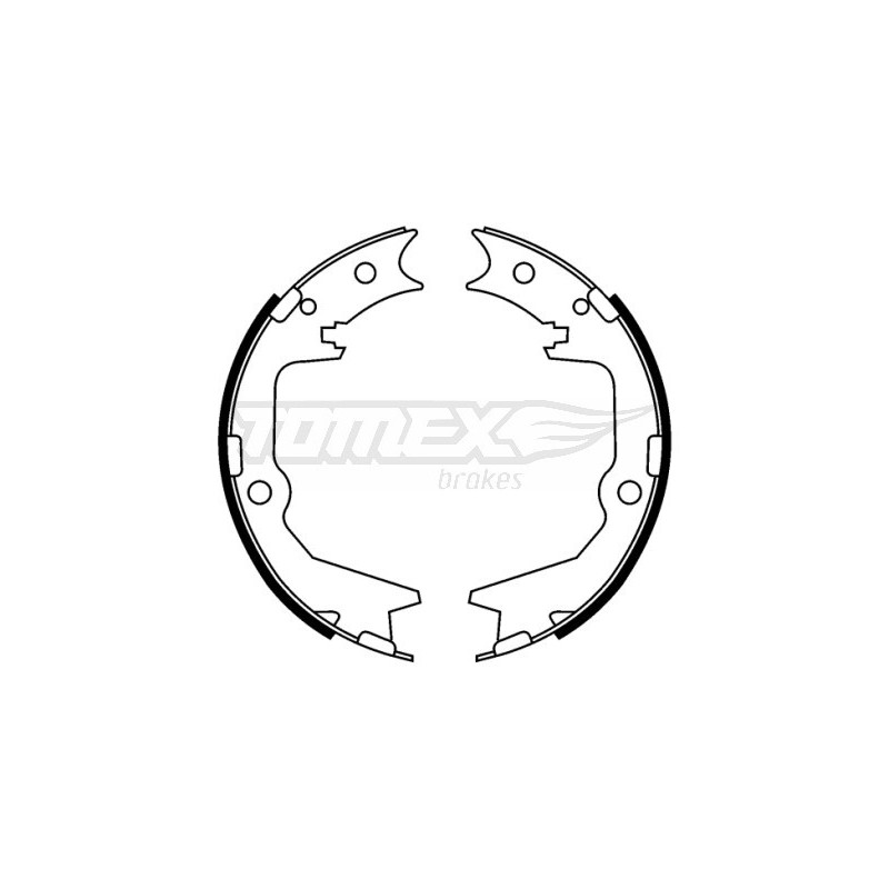 TOMEX Brakes TX 22-39 Brake Shoe Set for