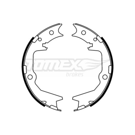 TOMEX Brakes TX 22-39 Brake Shoe Set for