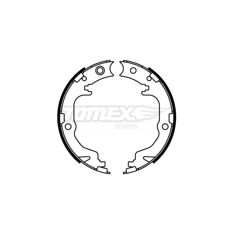 TOMEX Brakes TX 22-60 Sada brzdových čelistí pro