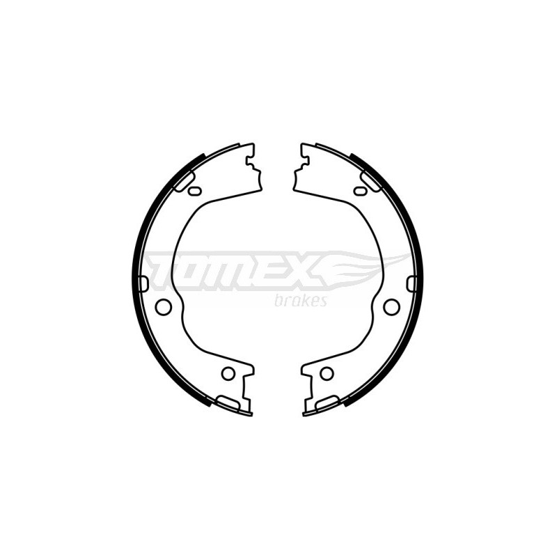 TOMEX Brakes TX 23-06 Zestaw szczęk hamulcowych dla