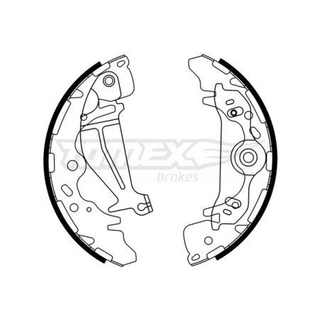 TOMEX Brakes TX 23-26 Sada brzdových čeľustí pre