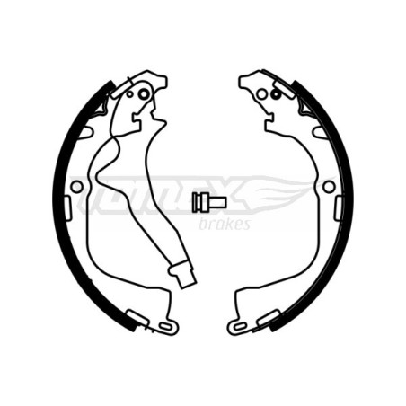 TOMEX Brakes TX 23-03 Brake Shoe Set for