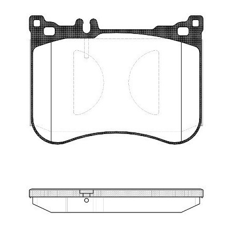 Pastiglie freno Anteriore per Mercedes Classe S W222 C217 A217 SL R231 SL ROADHOUSE 21534.00