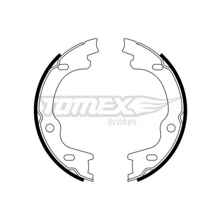 TOMEX Brakes TX 23-38 Brake Shoe Set for