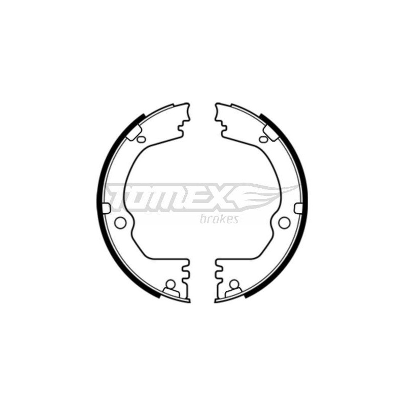 TOMEX Brakes TX 23-48 Sada brzdových čeľustí pre