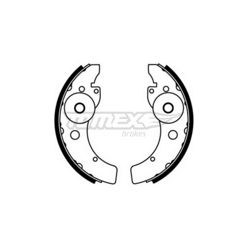 TOMEX Brakes TX 23-46 Jeu de mâchoires de frein pour