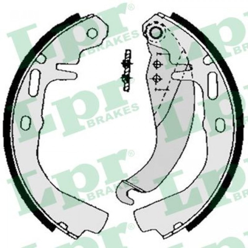 LPR 02500 Kit ganasce freno per