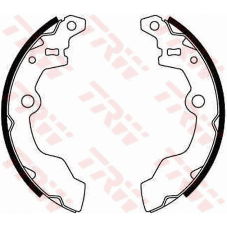 TRW GS8302 Brake Shoe Set Rear for
