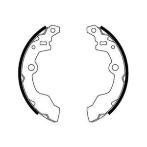 TRW GS8302 Brake Shoe Set Rear for