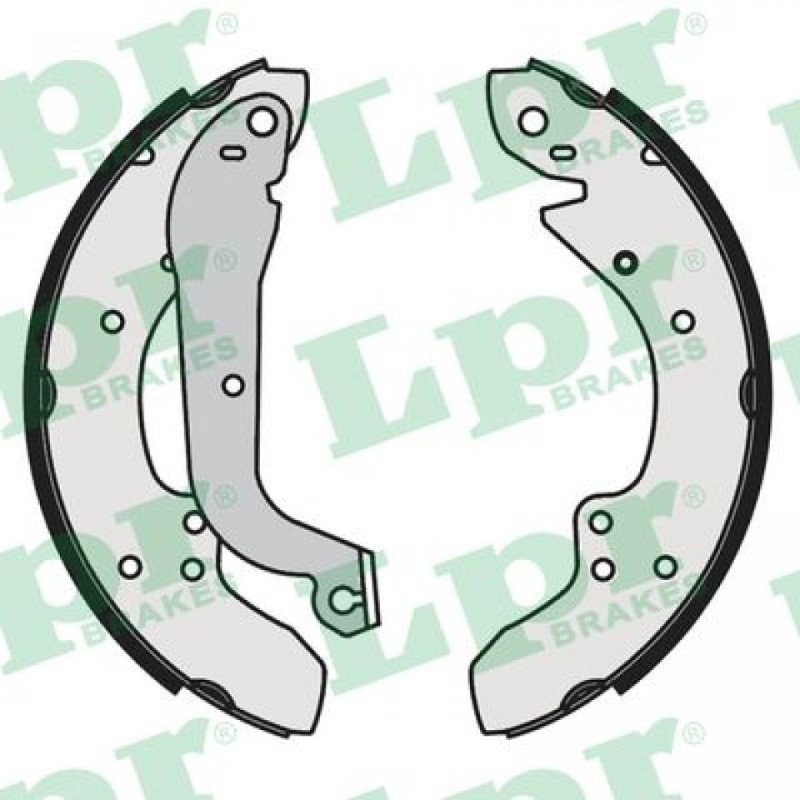 LPR 00930 Brake Shoe Set Rear for