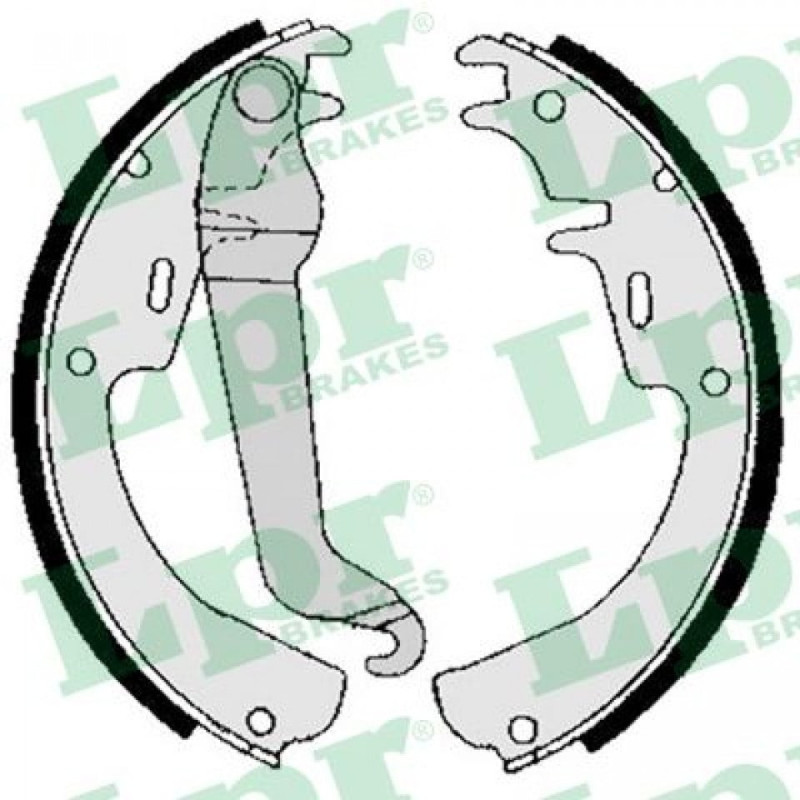 LPR 02540 Kit ganasce freno per