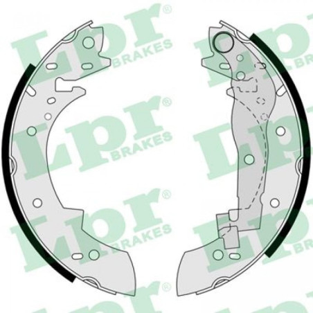 LPR 03330 Brake Shoe Set Rear for