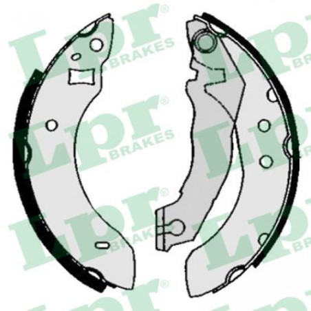 LPR 04600 Brake Shoe Set Rear for