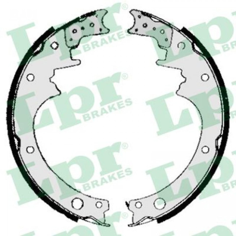 LPR 05200 Brake Shoe Set Rear for