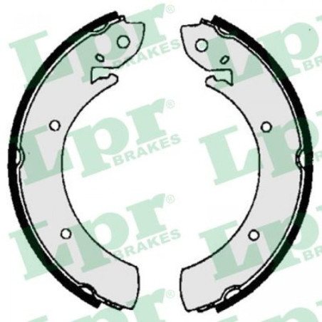 LPR 06070 Brake Shoe Set for