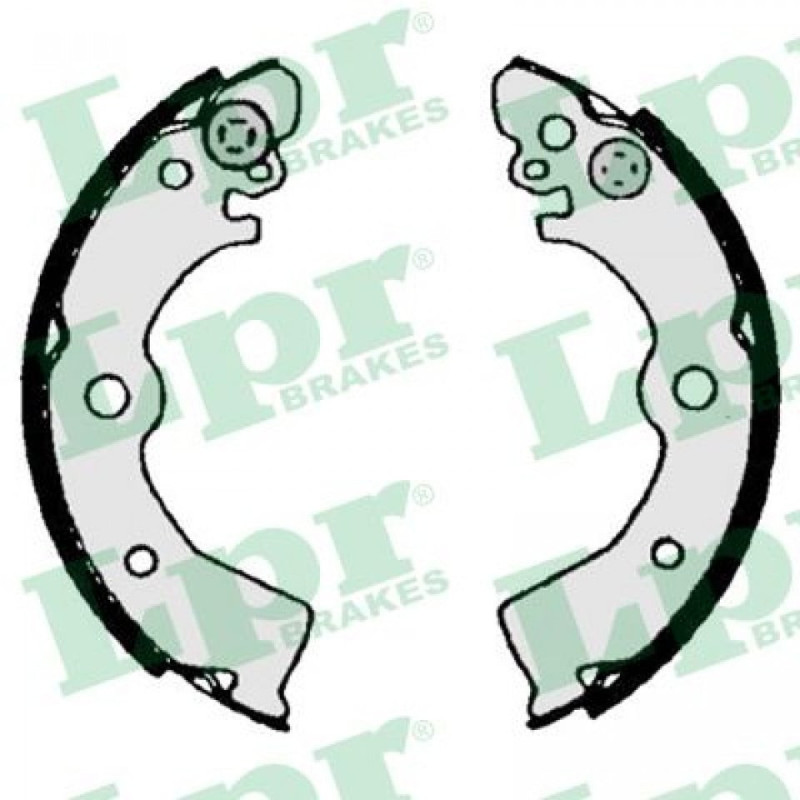 LPR 07030 Brake Shoe Set Rear for